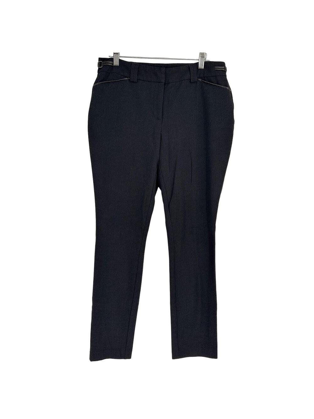 Ricki’s Blue & Black Trip Trouser Slacks Size 8